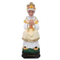 Imagem de Nossa Senhora de La Salete sentada de Borracha Inquebrável 21 cm Imagem Católica Decoração