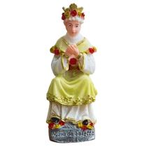 Imagem de Nossa Senhora de La Salete sentada de Resina - 9 cm Imagem de Nossa Senhora de La Salete sentada de Resina - 9 cm