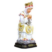 Imagem De Nossa Senhora De La Salette Sentada Resina Grande 30 Cm