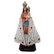 Imagem de Nossa Senhora de Nazaré em Borracha Inquebrável 20 cm Imagem Católica Estatueta