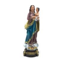 Imagem De Nossa Senhora De Nazaré Resina 20 Cm