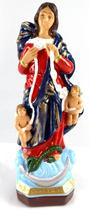Imagem de Nossa Senhora Desatadora dos Nós 20 Cm Gesso Imagem de Nossa Senhora Desatadora dos Nós 20 Cm Gesso