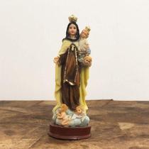 Imagem de Nossa Senhora do Carmo em Resina - 15 cm Imagem de Nossa Senhora do Carmo em Resina - 15 cm