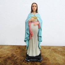 Imagem de Nossa Senhora do Ó em Resina - Nossa Senhora Grávida - 15 cm - Lojinha Uai