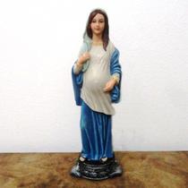 Imagem de Nossa Senhora do Ó em Resina - Nossa Senhora Grávida - 20 cm - Lojinha Uai