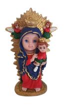 Imagem de Nossa Senhora do Perpétuo Socorro Criança Baby 15cm Resina