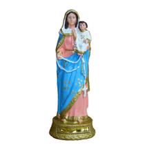 Imagem De Nossa Senhora Do Rosário 21cm Inquebrável - Procade