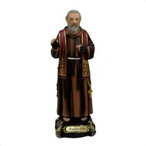 Imagem De Padre Pio em Resina Premium Imagem De Padre Pio em Resina Premium