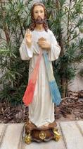 Imagem De Resina -Jesus Misericordioso - 60 cm Imagem De Resina -Jesus Misericordioso - 60 cm