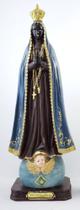 Imagem de resina nossa senhora aparecida 15cm - Imporiente Com. Ext .Ltda