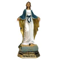 Imagem de Resina Nossa Senhora das Graças com Medalha Milagrosa - 30 Cm Imagem de Resina Nossa Senhora das Graças com Medalha Milagrosa - 30 Cm