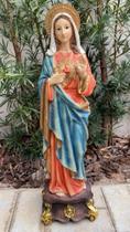Imagem De Resina - Sagrado Coração de Maria - 59 cm