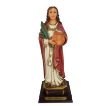 Imagem de santa apolônia em resina - Carmella Presentes