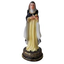 Imagem de Santa Edwiges em Resina 9 cm Pequena Mini Imagem Católica Decoração Estatueta