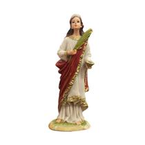 Imagem de Santa Luzia em Resina 15 cm Imagem Católica Estatueta Decoração