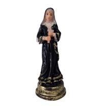 Imagem de Santa Rita de Resina 9 cm Imagem Católica Miniatura Decoração