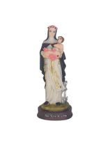 Imagem de Santa Rosa de Lima 15cm em resina Imagem de Santa Rosa de Lima 15cm em resina