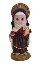 Imagem de Santa Terezinha Criança Baby Infantil 15cm de Resina Imagem de Santa Terezinha Criança Baby Infantil 15cm de Resina