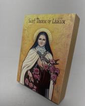 Imagem de santa terezinha do menino jesus - ícone em madeira Imagem de santa terezinha do menino jesus - ícone em madeira