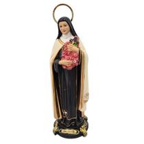 Imagem de santa terezinha em resina - Carmella Presentes