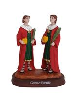 Imagem de São Cosme e Damião 16cm em Resina Imagem de São Cosme e Damião 16cm em Resina