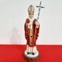Imagem de São João Paulo II de Resina - 15 cm