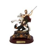 Imagem de são jorge em resina