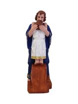 Imagem de São José Afetuoso com o Menino Jesus 20cm em Resina