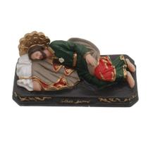 Imagem de São José Dormindo em Resina - 7,5 cm - Peça Decorativa Imagem de São José Dormindo em Resina - 7,5 cm - Peça Decorativa