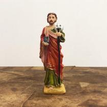 Imagem de São Judas Tadeu em Resina - 15 cm - Lojinha Uai