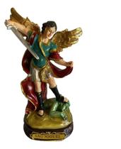 Imagem De São Miguel Anjo Santo Em Resina 15 Cm - Imporiente