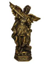 Imagem De São Miguel Arcanjo Envelhecida - 30Cm Imagem De São Miguel Arcanjo Envelhecida - 30Cm