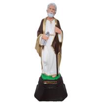 Imagem de São Pedro de Borracha Inquebrável 37 cm Imagem Católica Decoração Estatueta Imagem de São Pedro de Borracha Inquebrável 37 cm Imagem Católica Decoração Estatueta