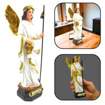 Imagem De São Rafael Arcanjo Resina 20 Cm Imagem De São Rafael Arcanjo Resina 20 Cm