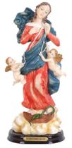 Imagem Desatadora dos Nós Resina Importada Religiosa 30cm