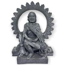 Imagem Deus Sol cor Cimento 20 cm pintado Resina