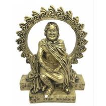 Imagem Deus Sol Dourado Escultura Resina 20 cm Imagem Deus Sol Dourado Escultura Resina 20 cm