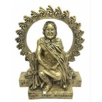Imagem Deus Sol Dourado Escultura Resina 20 cm Imagem Deus Sol Dourado Escultura Resina 20 cm