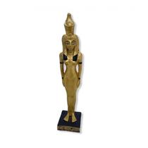 Imagem Deusa Egípcia Ísis Dourado em Resina 22 cm - META ATACADO
