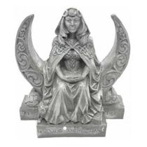 Imagem Deusa Lua Cimento Pintado Escultura Resina Estatua Imagem Deusa Lua Cimento Pintado Escultura Resina Estatua