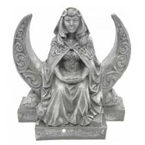 Imagem Deusa Lua Escultura Resina Estátua 20 cm Imagem Deusa Lua Escultura Resina Estátua 20 cm