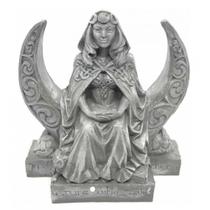 Imagem Deusa Lua Escultura Resina Estátua 20 cm Imagem Deusa Lua Escultura Resina Estátua 20 cm