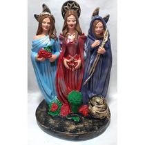 Imagem Deusa Triplice Hecate Escultura em Gesso 30 Cm Imagem Deusa Triplice Hecate Escultura em Gesso 30 Cm