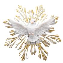 Imagem Divino Espírito Santo Adorno De Parede Resina 16 Cm - Amém Decoração Religiosa Imagem Divino Espírito Santo Adorno De Parede Resina 16 Cm - Amém Decoração Religiosa