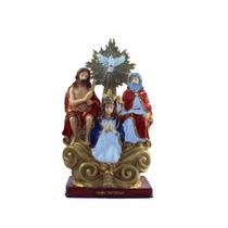 Imagem Divino Pai Eterno Escultura Resina Estatua 17 Cm