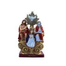 Imagem Divino Pai Eterno Escultura Resina Estatua 17 Cm