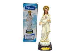 Imagem do Imaculado Coração de Maria em Resina IM50007 Imagem do Imaculado Coração de Maria em Resina IM50007