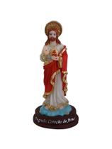 Imagem do Sagrado Coração de Jesus 12cm resina
