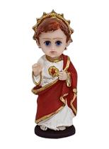 Imagem do Sagrado Coração de Jesus Criança Baby Infantil 7cm em Resina Imagem do Sagrado Coração de Jesus Criança Baby Infantil 7cm em Resina