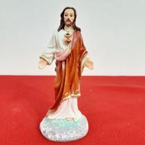 Imagem do Sagrado Coração de Jesus de Resina - 15 cm Imagem do Sagrado Coração de Jesus de Resina - 15 cm